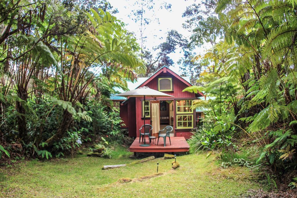Ferny Hollow: Romantic Rainforest Cottage Volcano Buitenkant foto