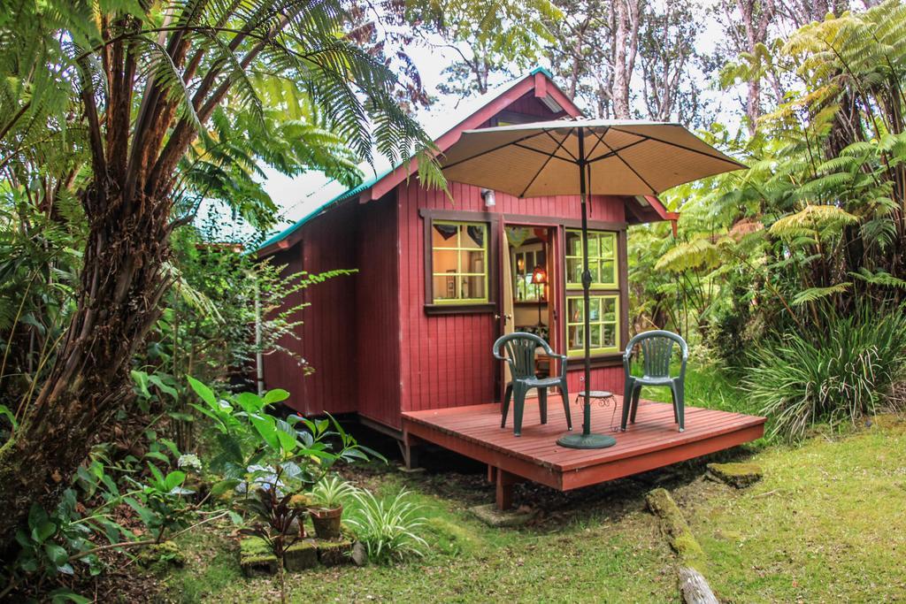 Ferny Hollow: Romantic Rainforest Cottage Volcano Buitenkant foto
